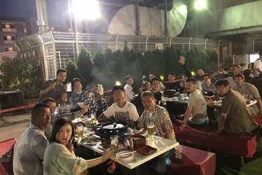 ビアガーデンに行ってきました(^^♪